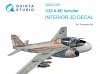 Quinta Studio QD32106 A-6E Intruder 3D-Printed & coloured Interior on decal paper (Trumpeter) 1/32